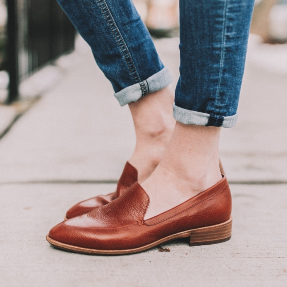 Madewell Frances loafers (brown)